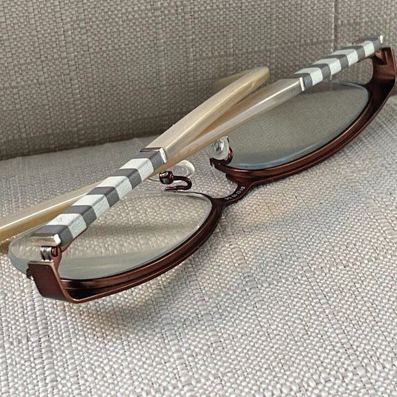 Kate Spade New York Women Eyeglasses Frame Half Rim VALARY Bronze Tone 51[]16 - Picture 5 of 12